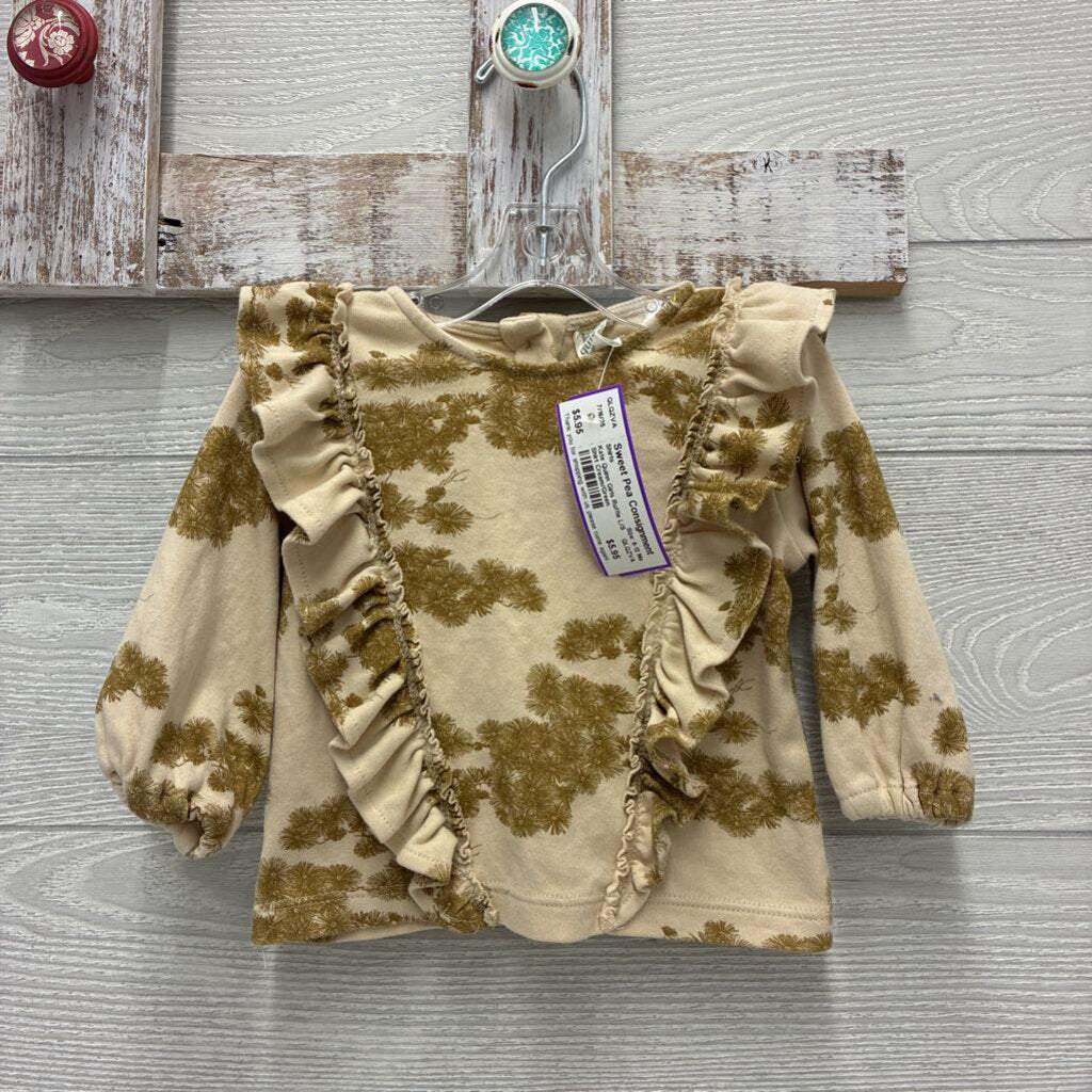 Girls Ruffle L/S Shirt