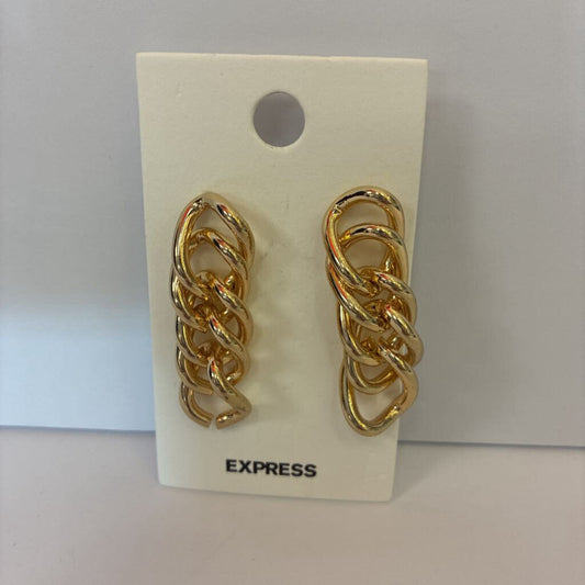 Large Chain Link Dangle Earrings