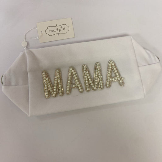 Pearl Embellished MAMA Cosmetic Bag