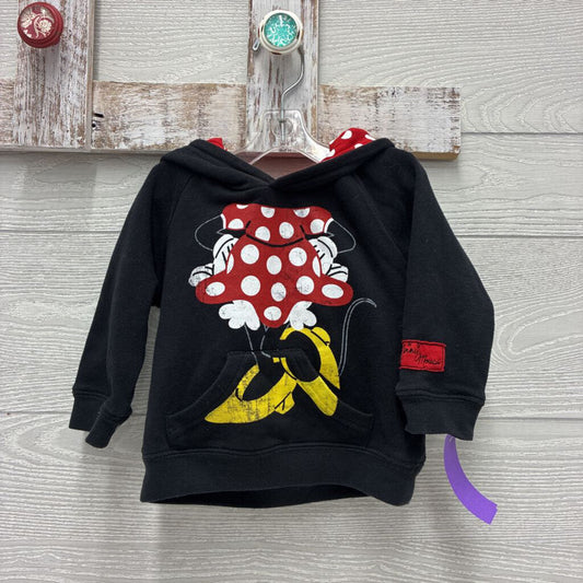 Girls Minnie Mouse Hoodie