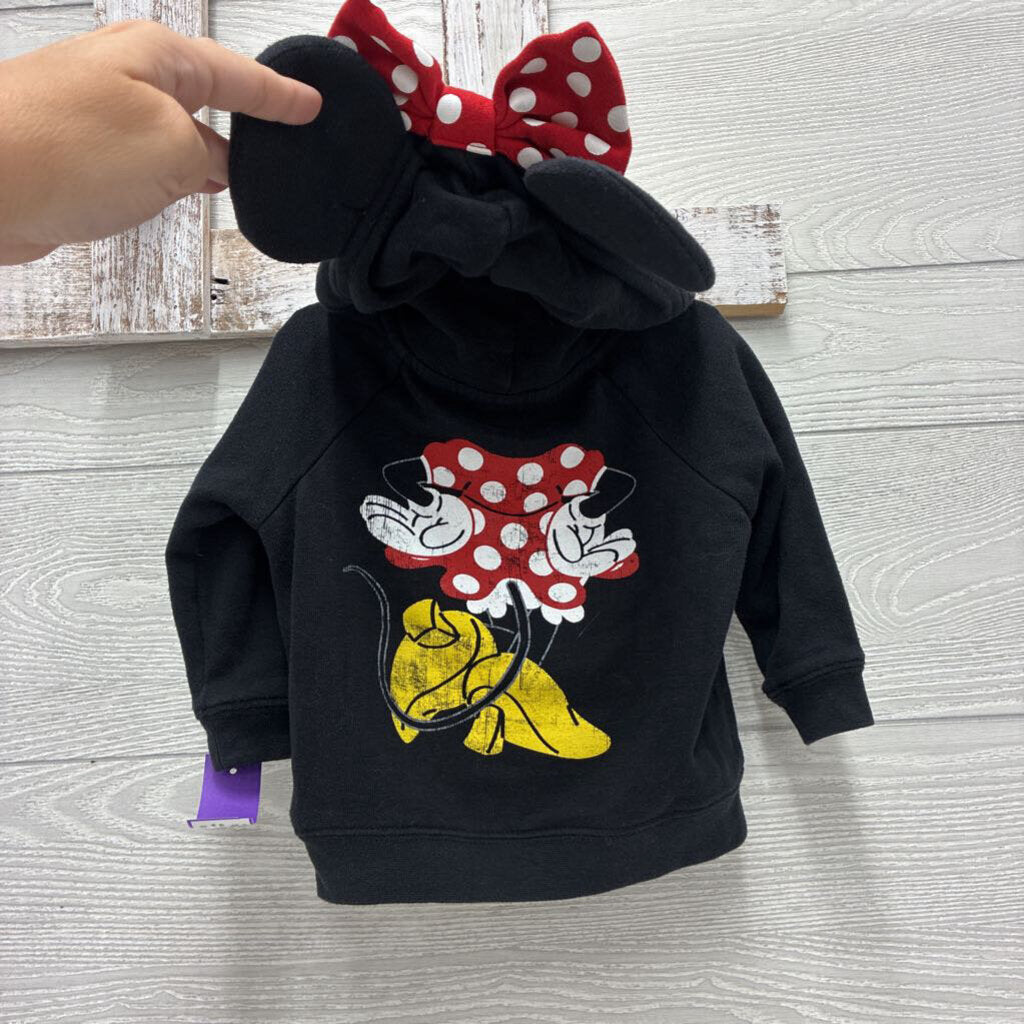 Girls Minnie Mouse Hoodie