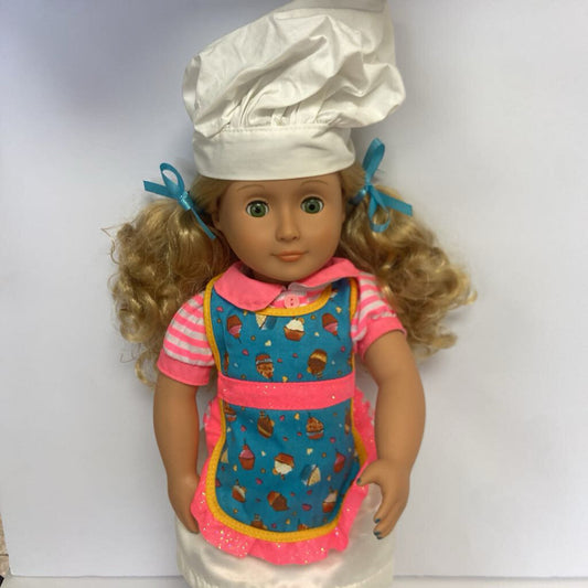 18" Doll in Baking Outfit