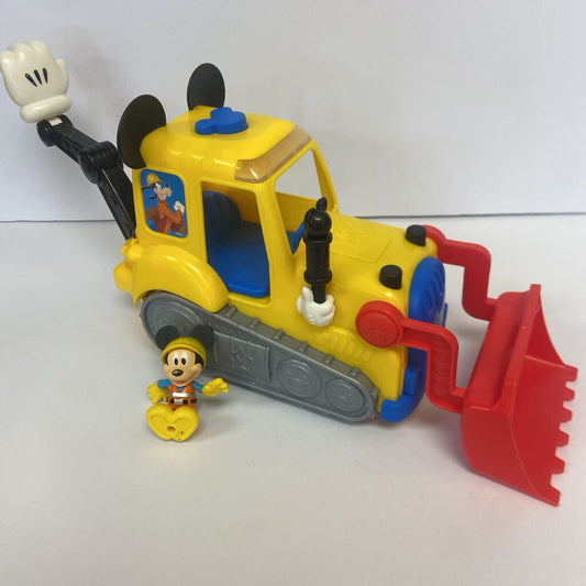 Mickey Mouse Bulldozer & Figure Set