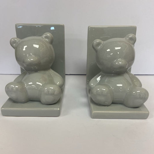 Ceramic Bear Bookends