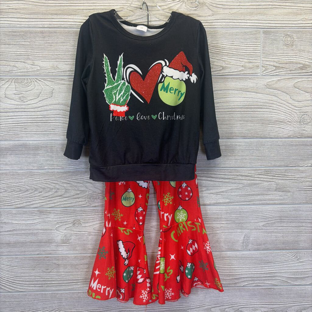 Girls Graphic Shirt & Flare Pants