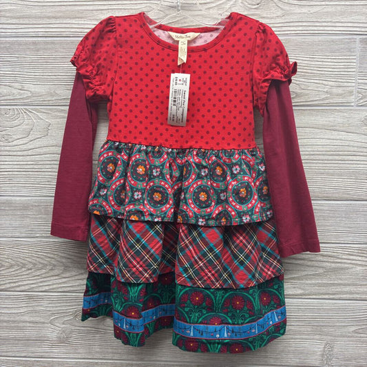 Girls Plaid Holiday Dress