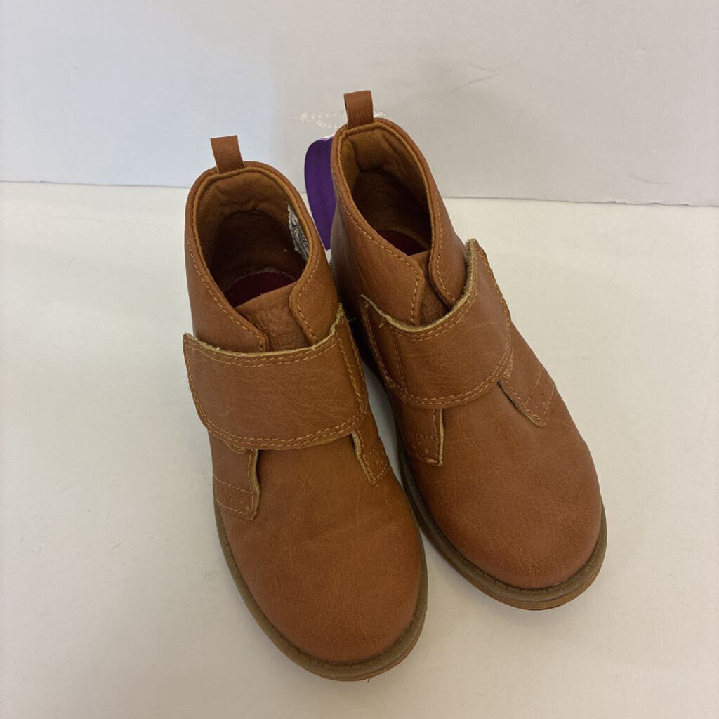 Boys No-Tie Faux Leather Boots