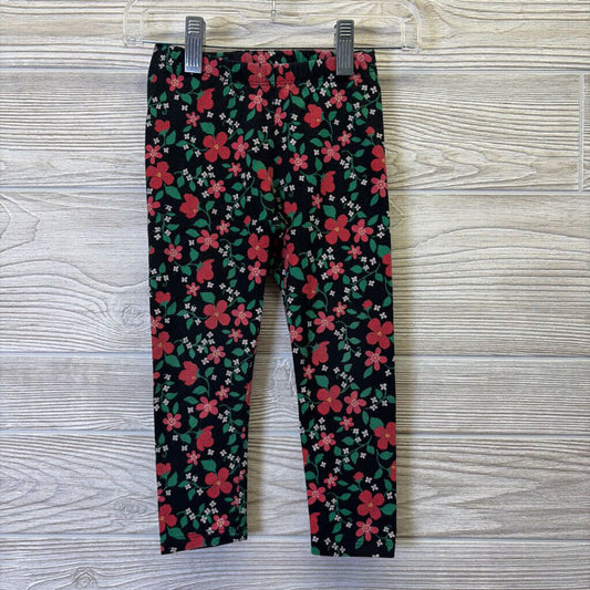 Girls Floral Leggings