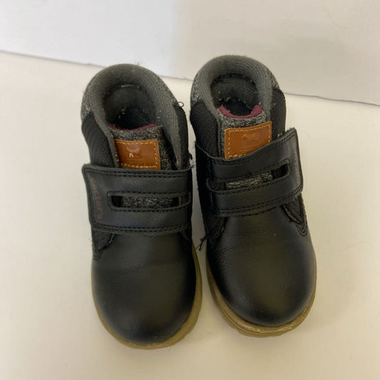 Boys No-Tie Faux Leather Boots