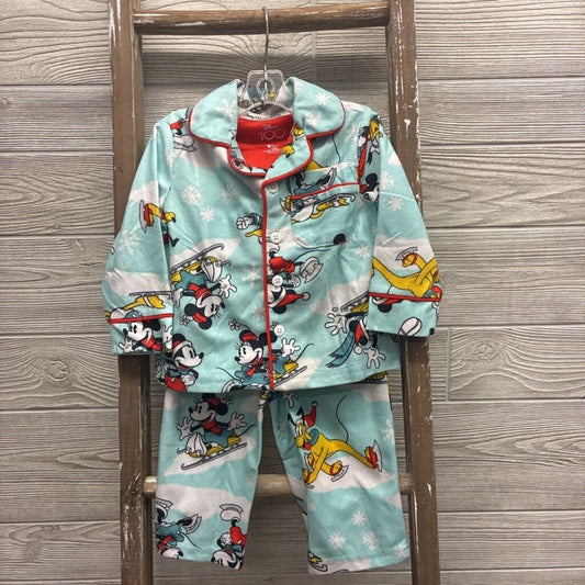 Boys Mickey 2pc Flannel Pajamas *NEW*