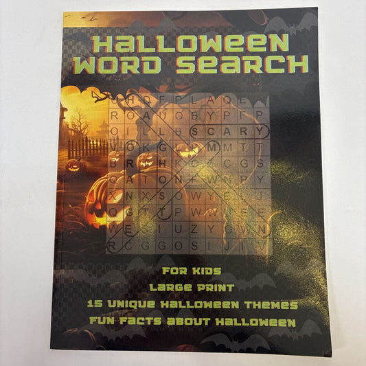 Halloween Word Search Book