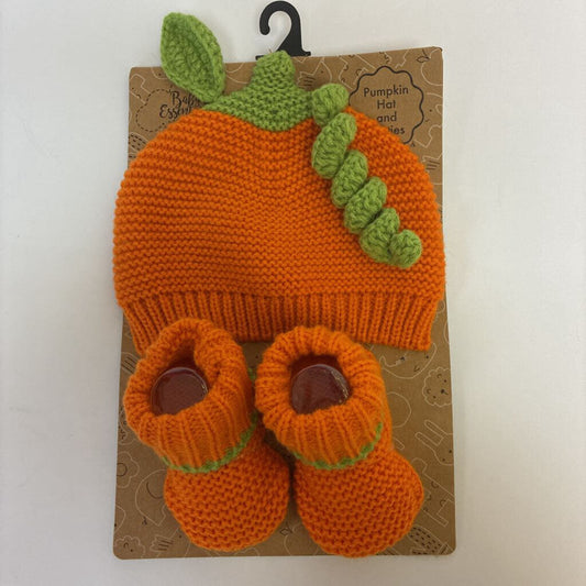 Pumpkin Hat & Booties Set *NEW*