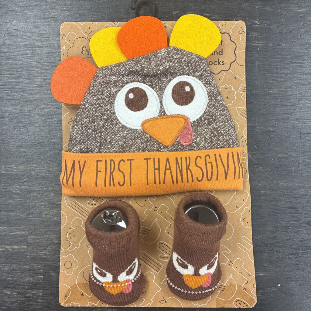 Turkey Hat & Booties Set *NEW*