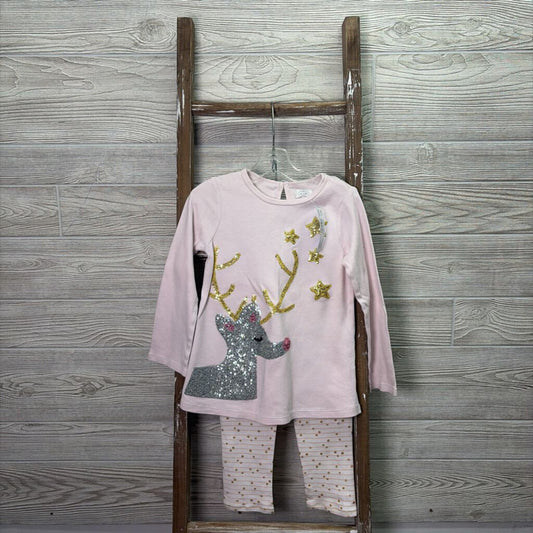 Girls L/S Sequin Dress & Leggings