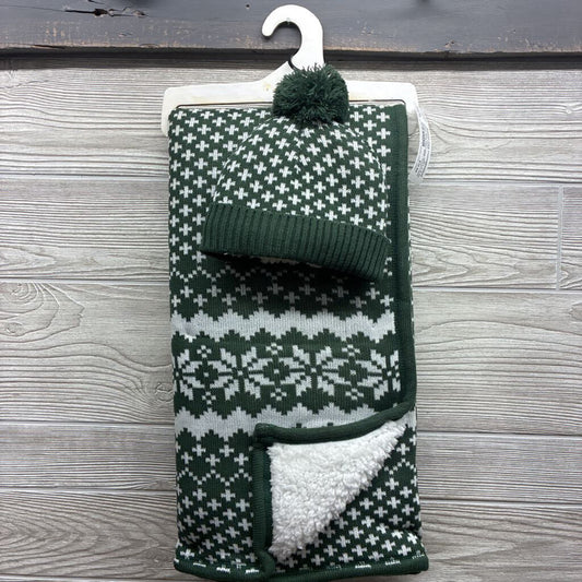 Boys Cozy Soft Blanket & Hat Set *NEW*