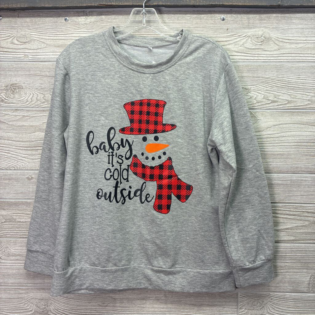 Womens Snowman Graphic Crew