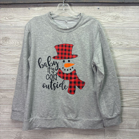 Womens Snowman Graphic Crew