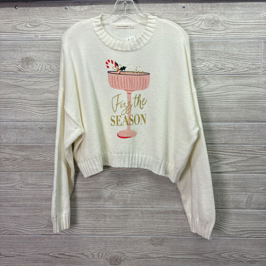 Holiday Drink Crop Sweater *NWOT*