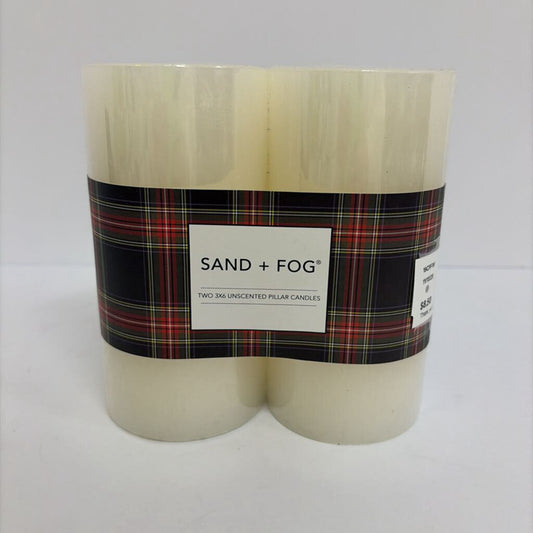 Holiday Pillar Candles - Set of 2 *NEW*