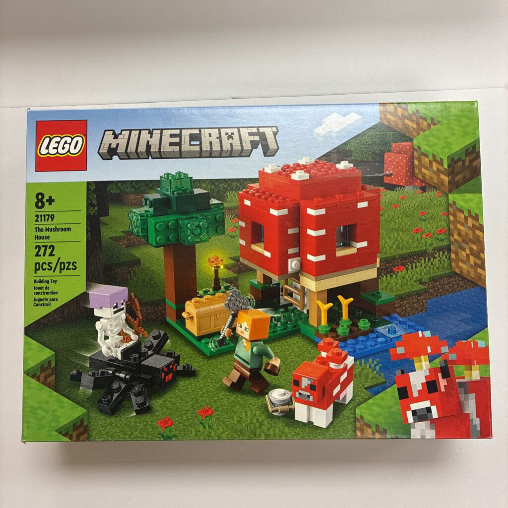 LEGO Minecraft Mushroom House Set