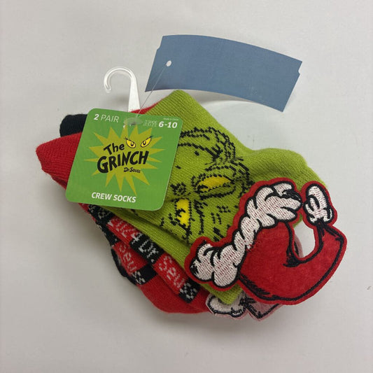 Childrens GRINCH Socks-2 Pairs *NEW*