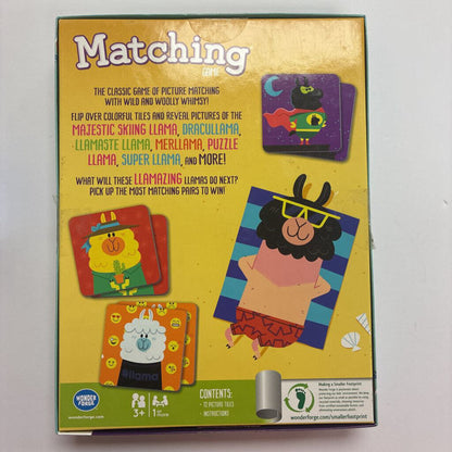 Llama Matching Game