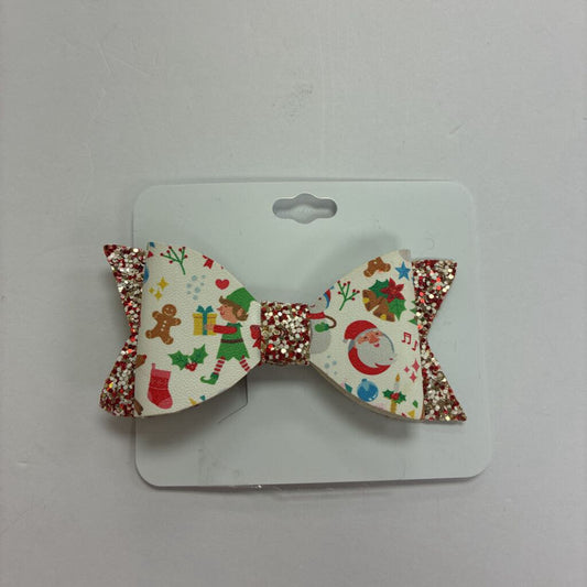 Girls Leather Hair Bow